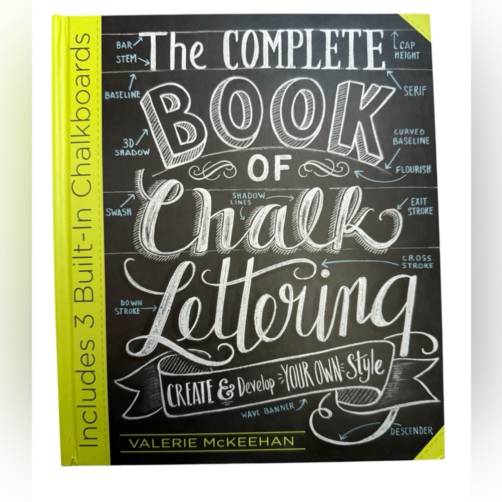 NWOT Chalk Lettering Book